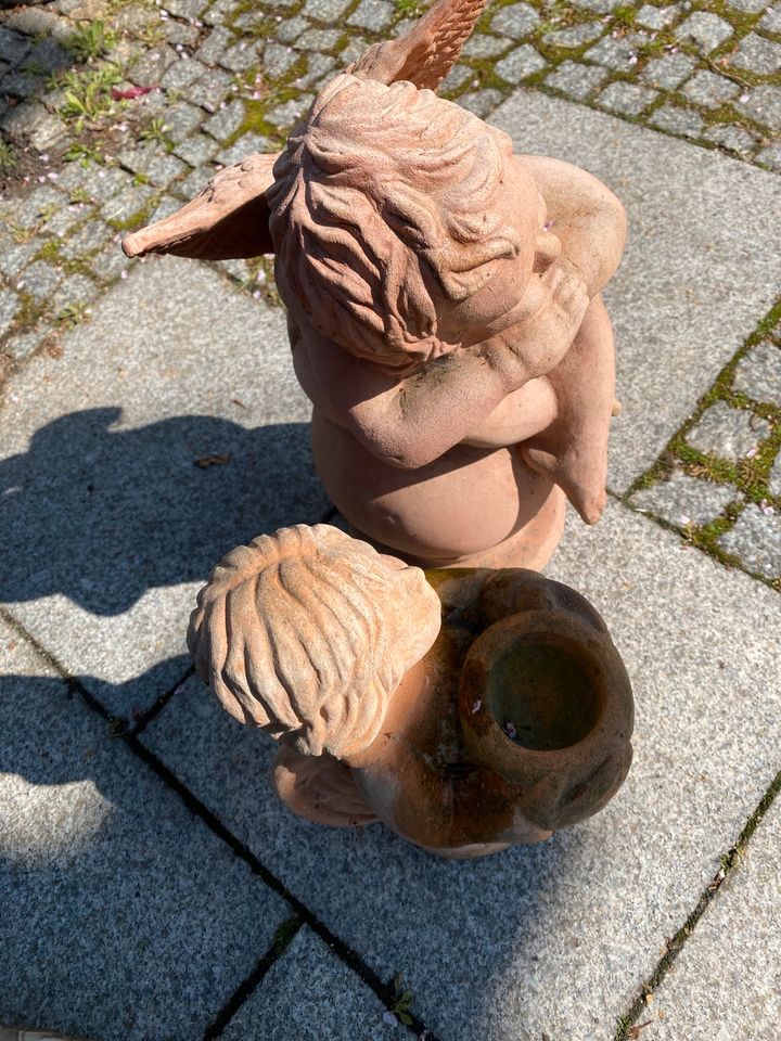 2 Gartenfigur Engel Deko Steinfigur in Dresden