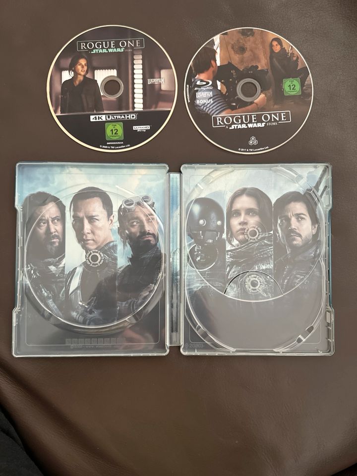 Star Wars Rogue One geprägtes 4K UHD bluray steelbook in Idstein