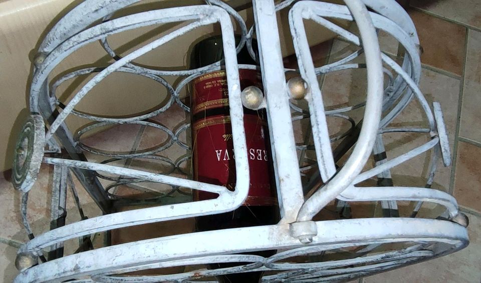 Weinregal Vintage grau für 14 Flaschen in Jarplund-Weding