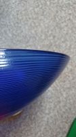 Schöne große Glasschale blau Durchmesser 45cm Baden-Württemberg - Albstadt Vorschau