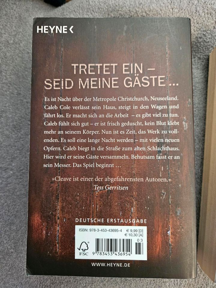 Paul Cleave DAS HAUS DES TODES/DIE TOTEN SCHWEIGEN NICHT in Kaarst