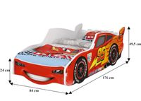 Kinderbett 80x160 Lighting McQueen OrthoMatratze Kidz Bayern - Fürstenfeldbruck Vorschau