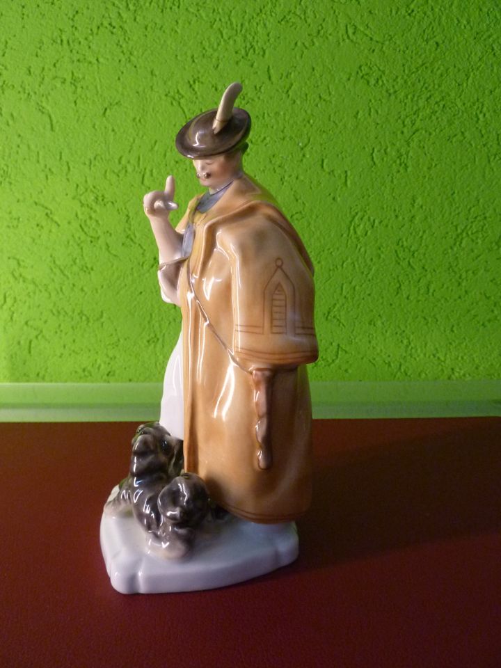 Herend Figur, Husar mit Hund, Nr. 5810, Original Made in Ungarn in Oberhausen