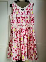 Kleid More&More weiß pink gelb Muster Gr.42 Dresden - Kleinzschachwitz Vorschau