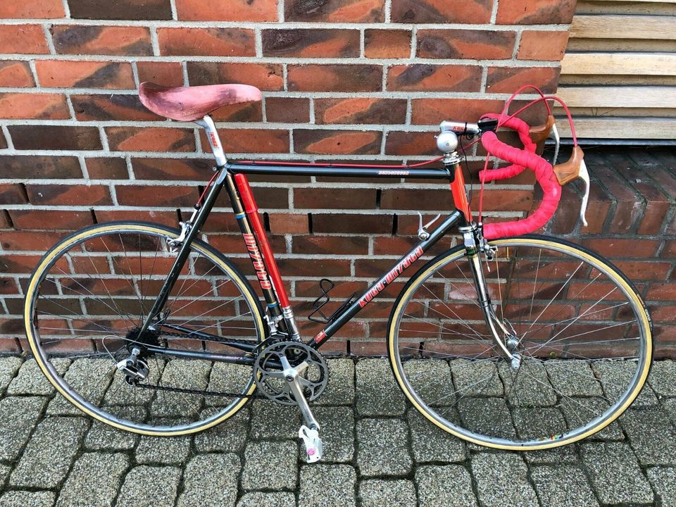 Rennrad Koga Miyata anthrazit/rot, Schaltung Shimano in Lüneburg