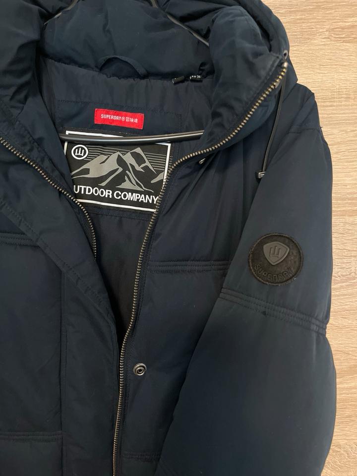 Superdry Steppmantel Wintermantel, Mikrofaser, S (36), Damen in Gilching