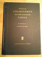 Fünfstellige Logarithmen und andere mathematische Tafeln alt Hessen - Maintal Vorschau