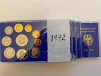 Bund Kursmünzensatz 1992 - 1 Pfg. bis 5 DM  - 5 Prägestätten Hamburg - Bergedorf Vorschau