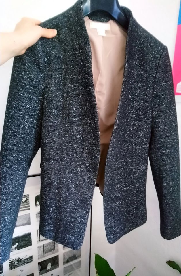 H&M, Sweat Blazer, Schlicht: keinerlei Knöpfe! Baumwolle, NEU in Delmenhorst