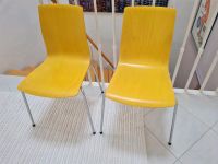 Holzstühle gelb 2 Stück neuwertig mit Metallfüssen Kr. München - Brunnthal Vorschau