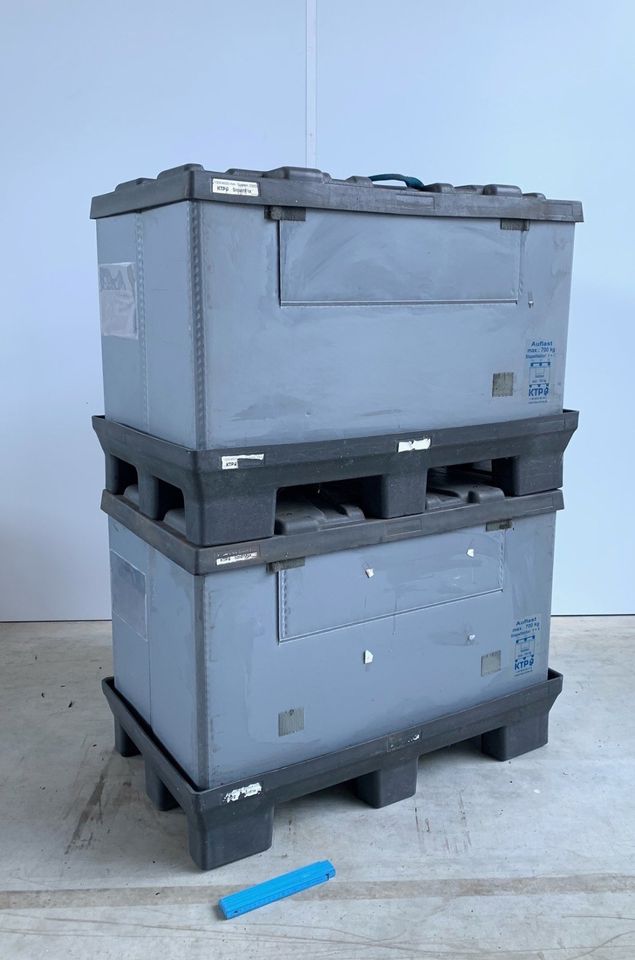 11x Faltbehälter mit Deckel 1000x600x695 mm KTP-Box Smartfix in Lauingen a.d. Donau