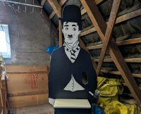 Figur Charlie Chaplin Sekretär Figur Charlie Chaplin aus Holz mit Niedersachsen - Buxtehude Vorschau