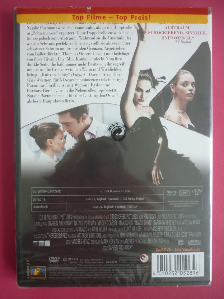 DVD Black Swan, Natalie Portman - NEU! in Hamburg