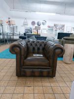 Sessel Polstersessel Chesterfield echt Leder Möbel UVP 1079€ Hessen - Herbstein Vorschau