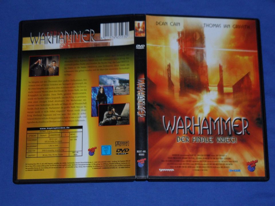 Warhammer - Der finale Krieg - Dean Cain - 2000 - DVD in Ludwigshafen