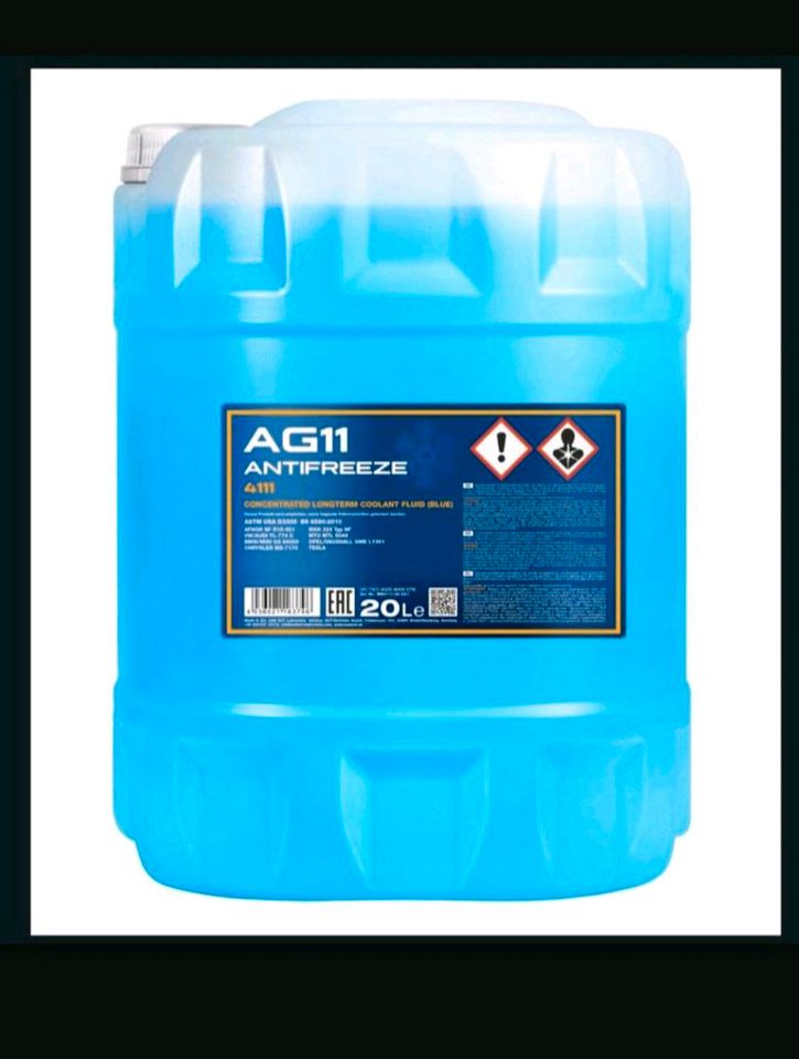Kühlerfrostschutz Mannol Antifreeze AG11 Glysantin Frostschutz in Vohenstrauß