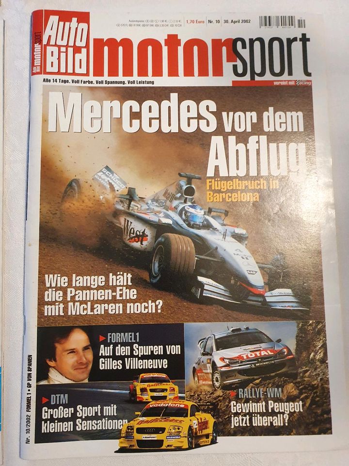 5x Autobild motorsport Magazine aus 2002, Vintage in Hochspeyer