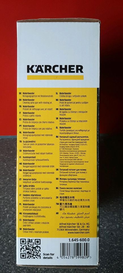 Waterbooster WBS in Reinigungsspritze Herne eBay | Rotationsstrahl ist Kleinanzeigen Kärcher - jetzt Nordrhein-Westfalen Kleinanzeigen m. 3