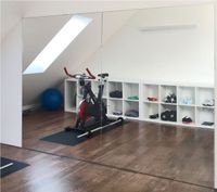 Spiegelwand 200 hoch 150 breit - Home Gym - großer Spiegel Hessen - Wesertal Vorschau