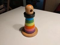 Ikea Mula Ringpyramide Leuchtturm aus Holz Babyspielzeug Hessen - Rödermark Vorschau