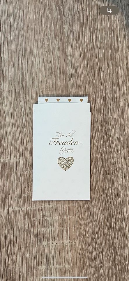 47x Freudentränen Taschentuch-Halter für Hochzeit in Köln