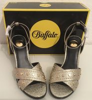 NEU_Buffalo Sandalette/Schuhe gold Schimmer_Nieten_Gr.39_NP: 120€ Köln - Porz Vorschau