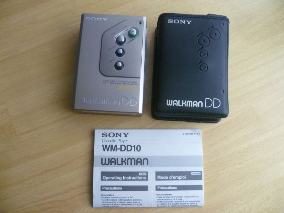 Sony Walkman WM-DD10 mit Tasche + Bedienungsanleitung in Jena