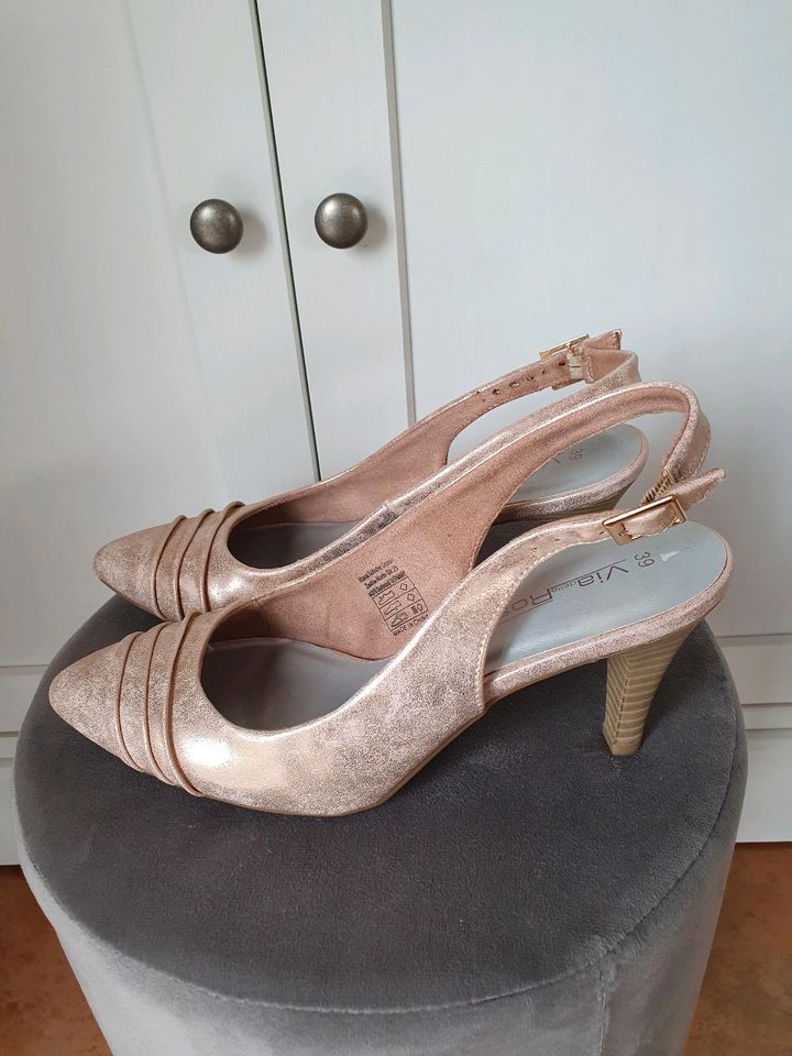 NEU "Via della rosa" Sling Pumps 39 in Schiffdorf