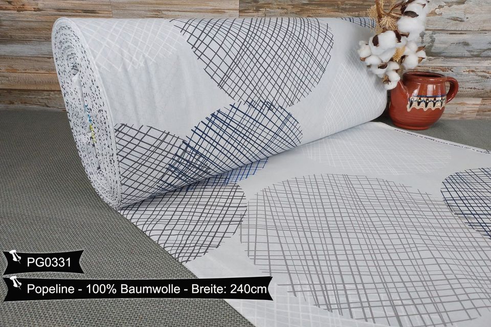 Baumwollstoff Doppelbreit 240cm VERSANDFREI Popeline Baumwollstoff Weihnachten Stoffe Meterware ab 50cm Baumwolle Bastelstoffe Hochwertige Patchwork Basteln Dekostoffe Deko Stoff Öko-Tex in Leipzig