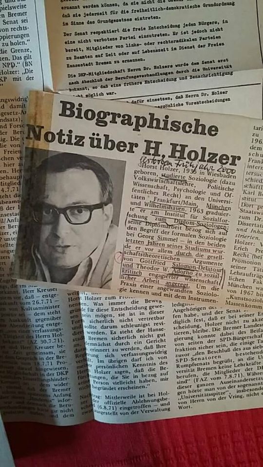 Horst Holzer: Gescheiterte Aufklärung? | Piper Sozialwissenschaft in Jena