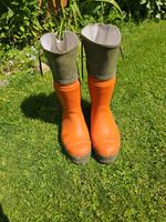 Schnittschutzstiefel 45 mit Stahlkappen Brandenburg - Zossen-Waldstadt Vorschau