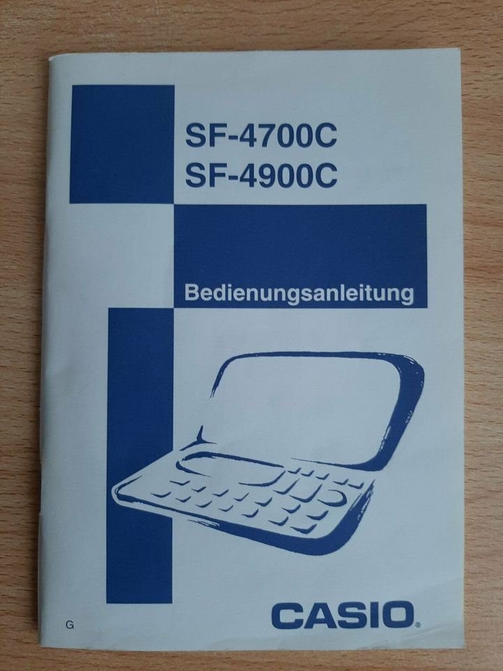 Casio Digital Diary SF-4700C GD-W in Reichenbach (Vogtland)