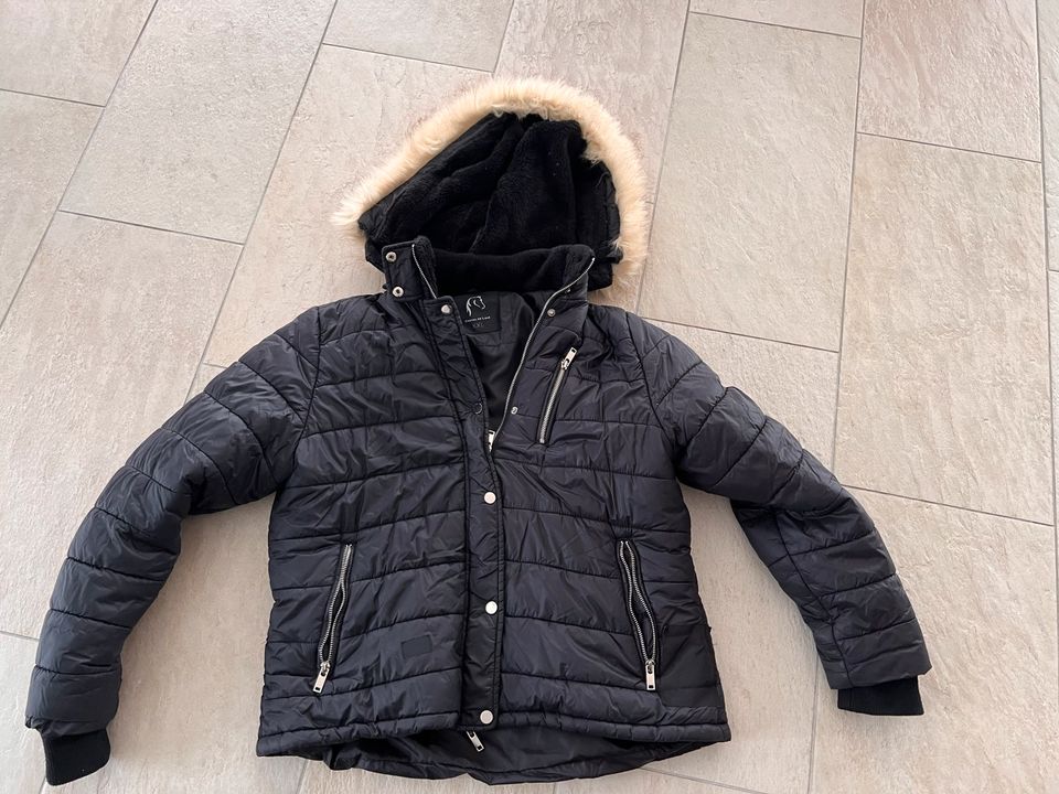 Winter Reitjacke mit Kunstfellkapuze, XXL (Gr. 46/48) in Welden