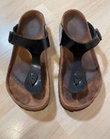 Birkenstock Damen Hausschuhe Gizeh 37 schwarz Lack Schlappen Bayern - Regensburg Vorschau