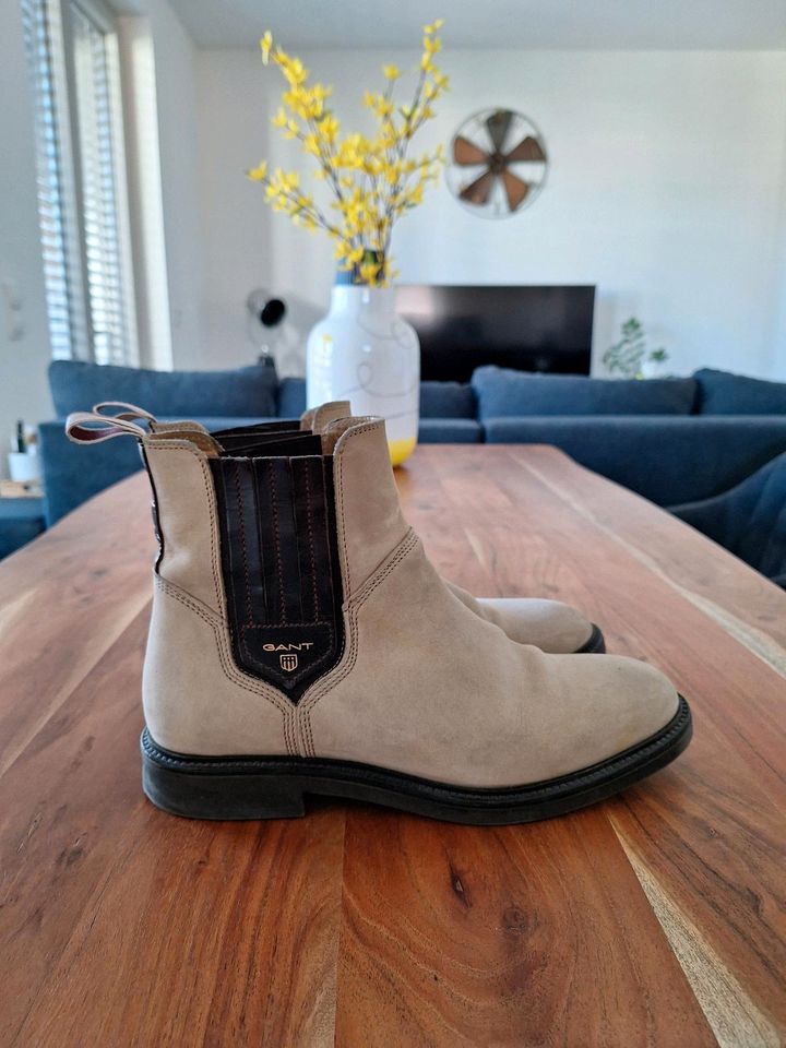 Gant Stiefelette beige braun 41 in Mühlheim am Main