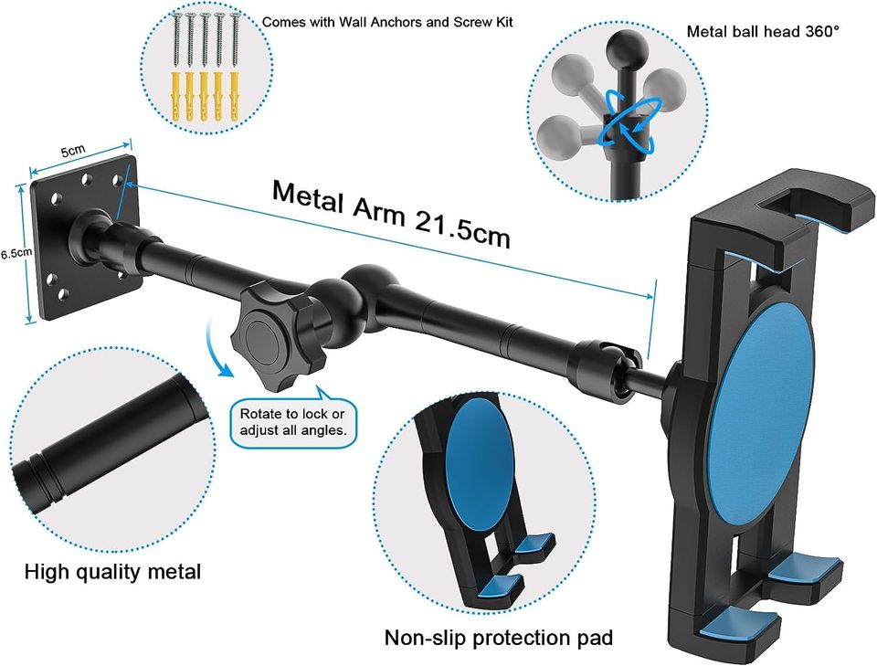 woleyi Tablet Wandhalterung Arm Verstellbarer in Düsseldorf