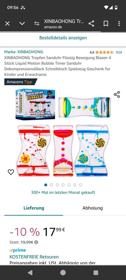Liquid motion bubbler Autismus kinderspielzeug in Menden