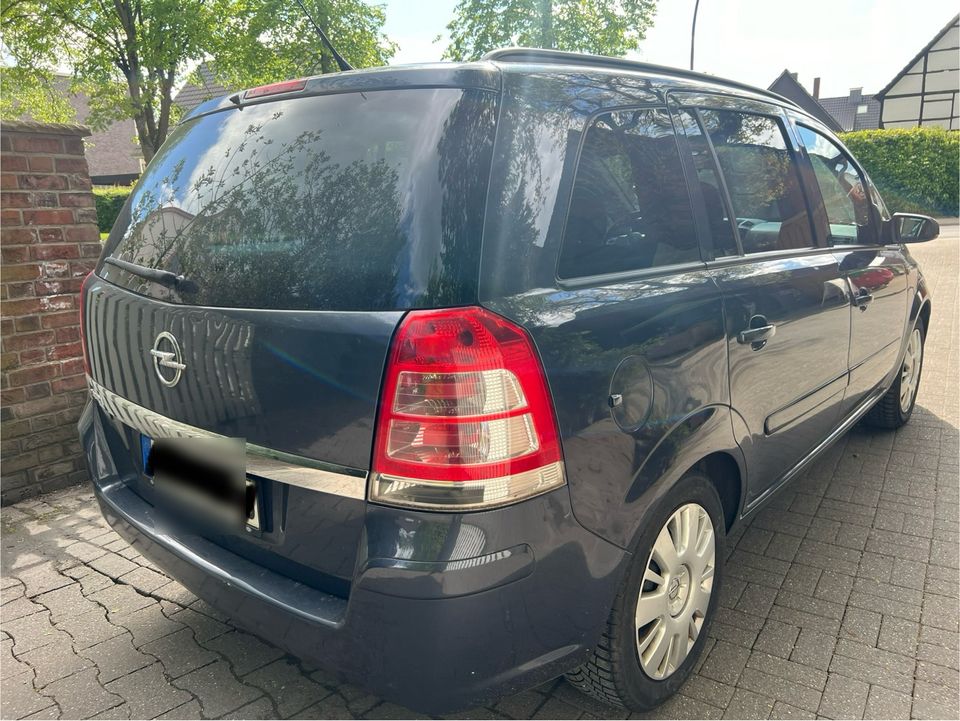 Opel Zafira 1,6 Klima El-Fenster TÜV NEU 100Tkm 7 Sitzer in Bergkamen