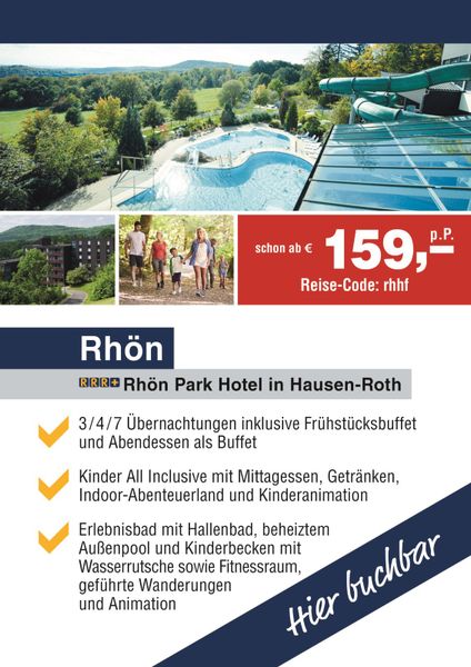 Rhön | Rhön Park Aktiv Resort in Hausen-Roth | 4 Tage mit HP in Dresden -  Pieschen | Reise und Eventservice | eBay Kleinanzeigen ist jetzt  Kleinanzeigen