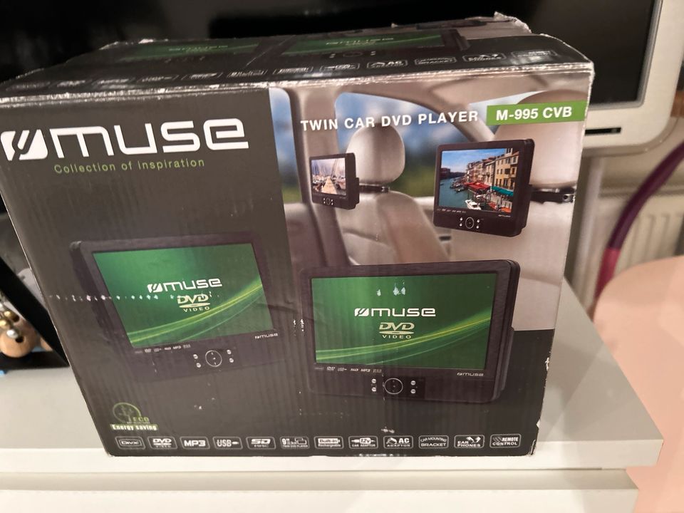 MUSE TWIN CAR DVD PLAYER M-995 CVB in OVP ohne Montagehalterung in Westhofen