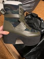 Boots Stiefel Festival Khaki Camouflage NEU 38 NP60 Bayern - Haßfurt Vorschau