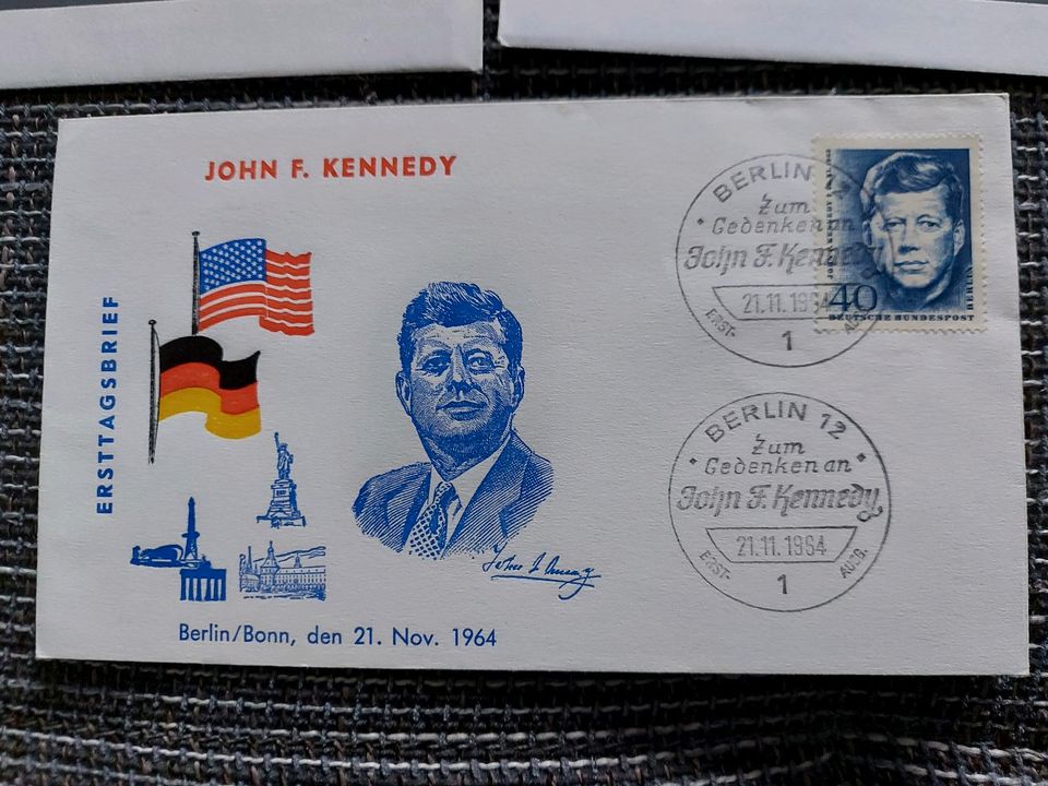 Briefmarken John F. Kennedy ersttagsbrief Brief briefmarke in Burscheid