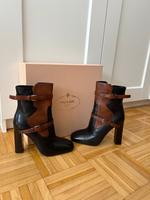 Prada Stiefeletten Schuhe 37,5 37 1/2 schwarz braun Hamburg-Nord - Hamburg Eppendorf Vorschau