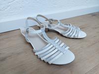 Weiße Riemchen Sandalen Sandaletten von Ariane, Gr. 38 Bayern - Ergoldsbach Vorschau