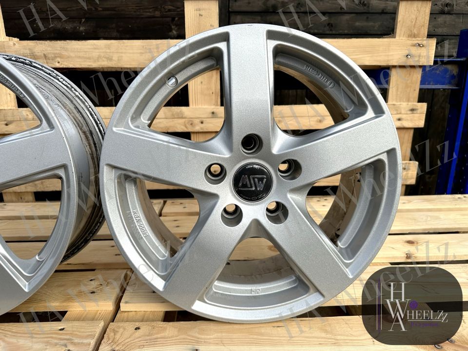 GUTER ZUSTAND ➡️ Dacia Nissan Renault Alufelgen 5x114,3 MSW55 Silber Felgen Alufelgen 16 Zoll ➡️ Duster Juke Leaf Primera Pulsar Qashqai J10 J11 X-Trail T30 T31 Kadjar Laguna Fluence Megane Z RFB Zoe in Bünde