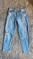 Fishbone Fetzen High Waist Ripped Jeans Gr.M hellblau Thüringen - Gotha Vorschau