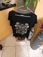 T-Shirt Schwarz Stickerei Saarland - Homburg Vorschau