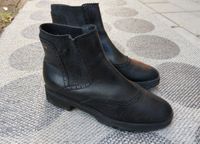 Damen Geox Schuhe Chelsea-Boots Ankle-Boots schwarz Leder Gr. 39 Bayern - Weßling Vorschau