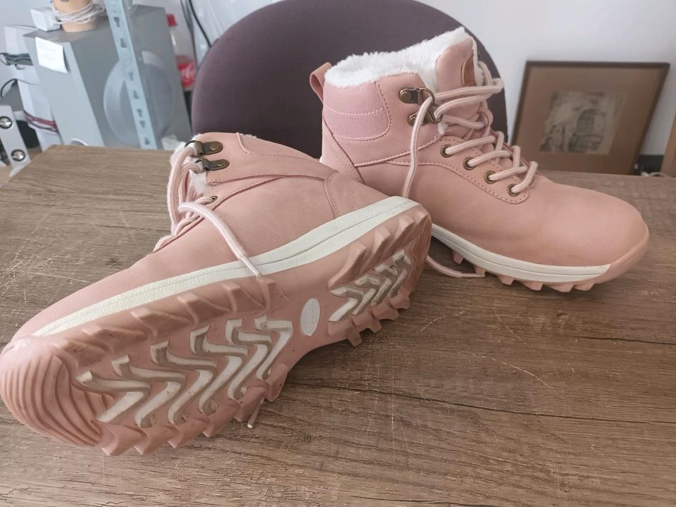 Quatchi Boots, Wanderschuhe für Damen, Kunstleder, Gr 37 rosa in Lübbecke 