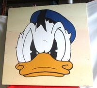 Donald Duck Walt Disney gemaltes großes Bild 95 x 97 cm Niedersachsen - Hoya Vorschau